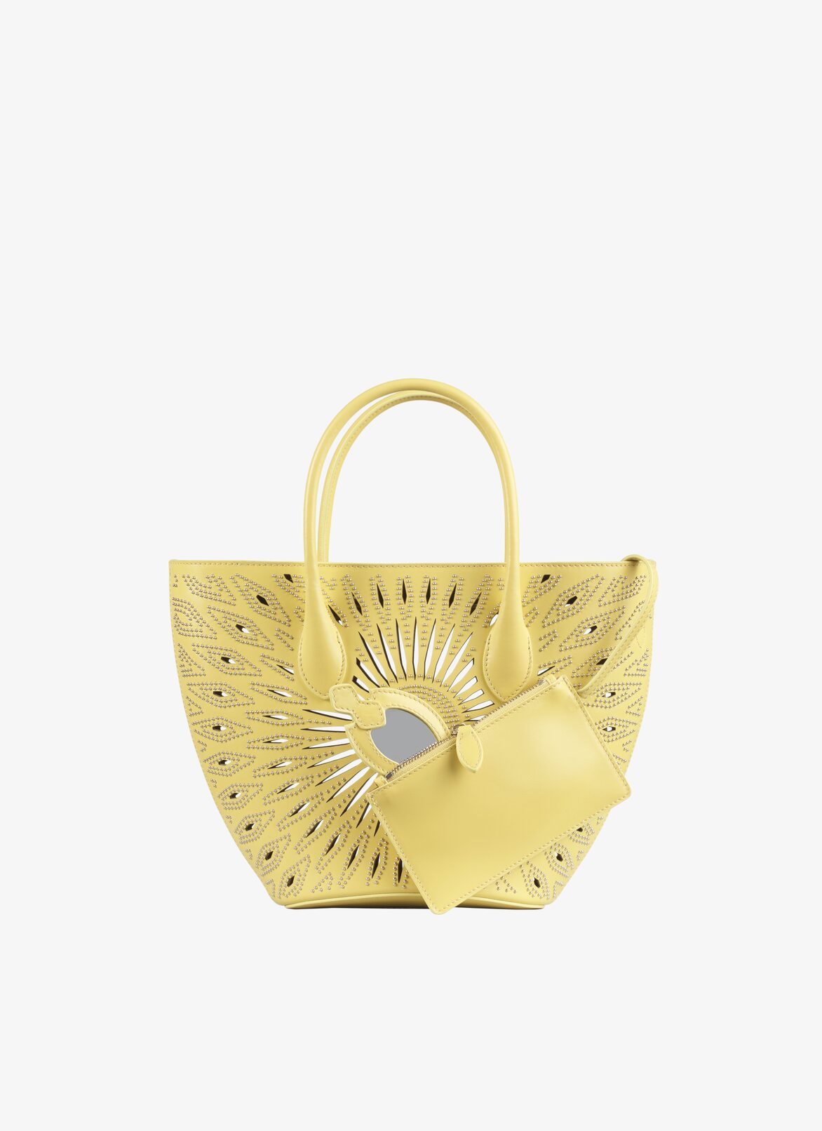 Latifa 15 Handbag ALAÏA TOPAZ YELLOW LATIFA 15 HANDBAG